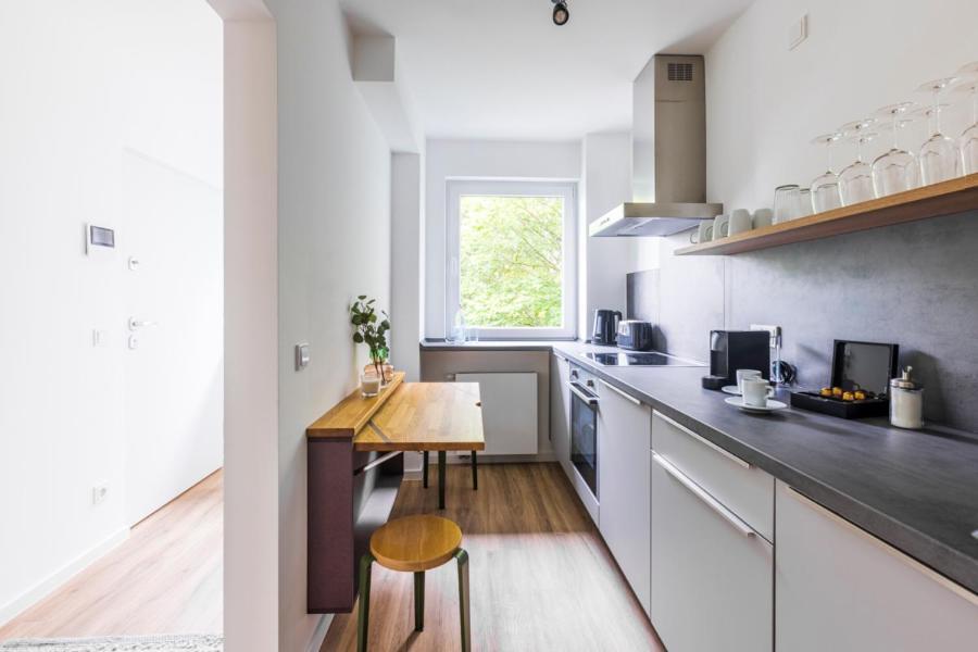 Glueck Auf Appartements Kaiserstrasse Muelheim 뮬하임안더루 외부 사진