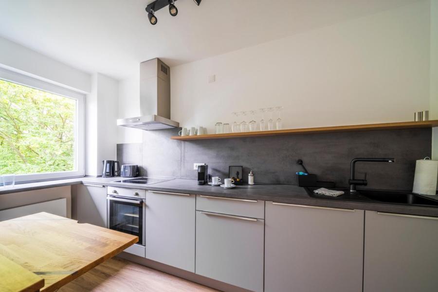 Glueck Auf Appartements Kaiserstrasse Muelheim 뮬하임안더루 외부 사진